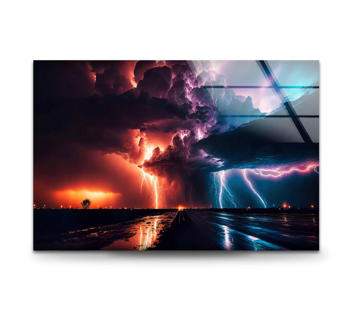 Decorative Abstract Glass Photo Prints