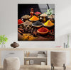 Spices  Tempered Glass Wall Art