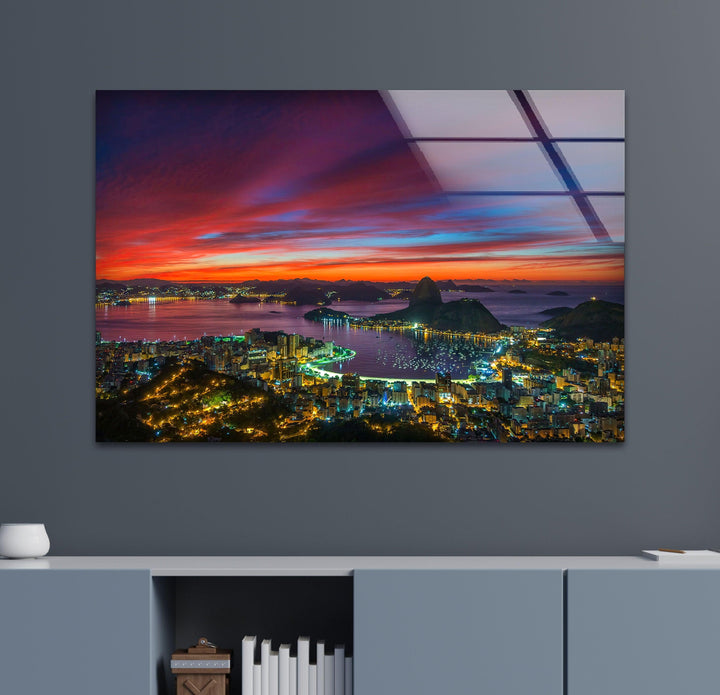 Rio De Janeiro Landscape Glass Wall Art Glass Printing Wall Art, Print photos on glass