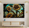 Sunflower Tempered Glass Wall Art