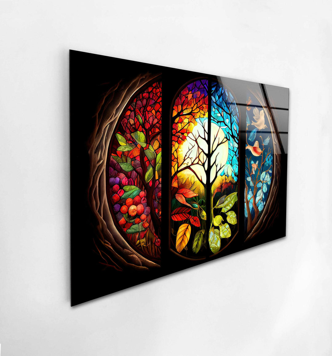 Luminous Stained Glass Wall Art glass photo prints, glass picture prints