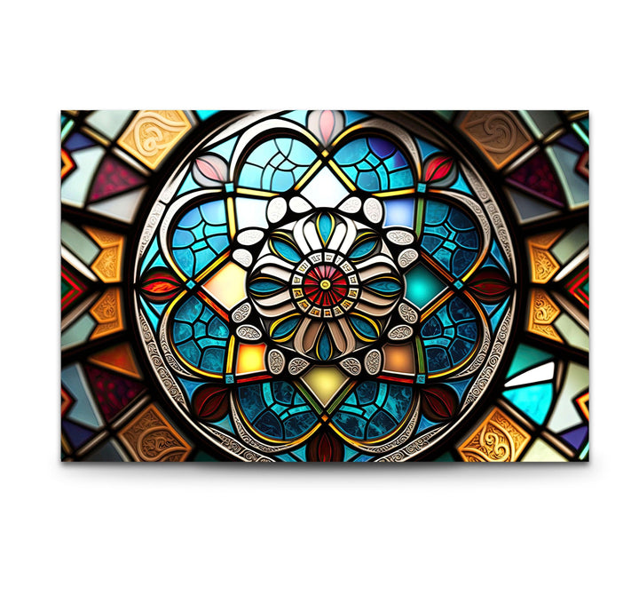 Mandala Stained Glass Wall Art stained glass wall art, stained glass wall decor