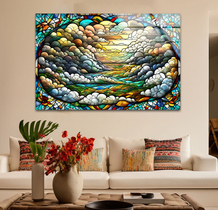 Illustration In Stained Glass Wall Art glass image printing, glass prints from photos