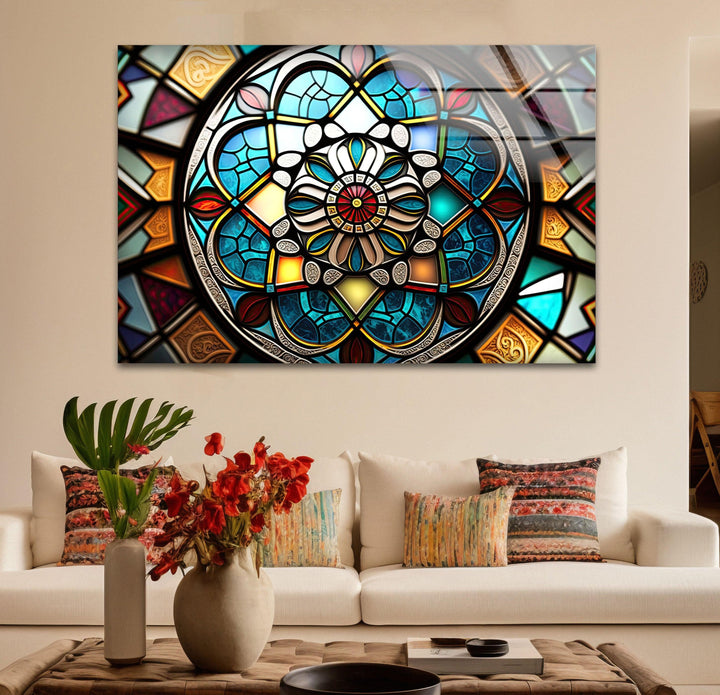 Mandala Stained Glass Wall Art art glass wall art, glass wall art pictures