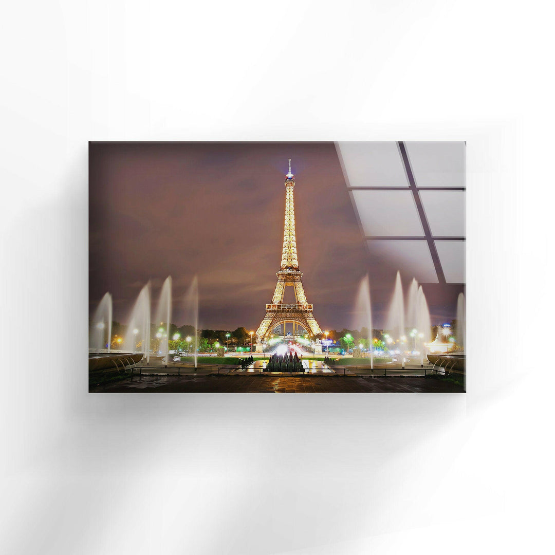 Paris Eiffel Tower Glass Wall Art, stained glass wall art, stained glass wall decor