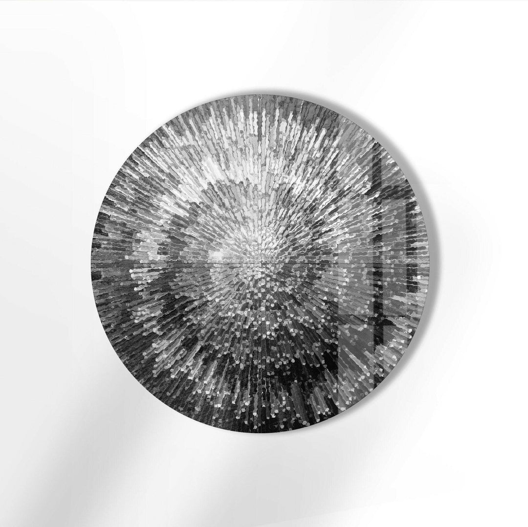 Abstract Round Tempered Glass Wall Art - MyPhotoStation - Silver Abstract Round Glass Wall Art We have abstract stained glass, stained glass panels, glass picture prints for the walls, and glass wall decor for the living room in our collection. There are pieces here that fit every style, from stained glass furniture to art made of colored glass. People who want to make a big impression can even find indoor sun catchers and large format picture prints.